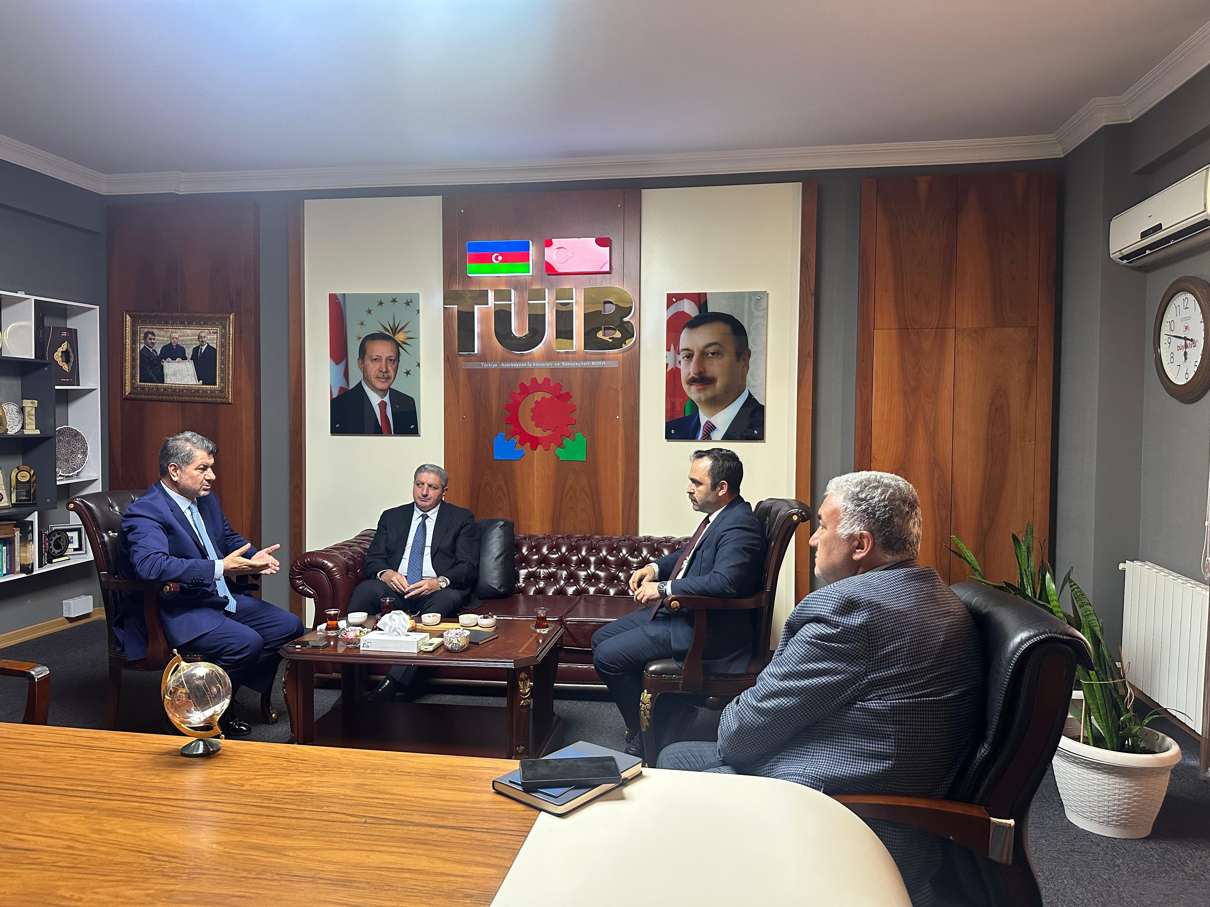 TİKA Bakı Proqram Koordinatoru Mahmut Ağırman TÜİB-i ziyarət edib